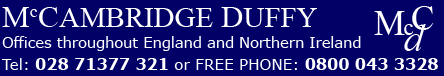 McCambridge duffy. Answering all your debt queries